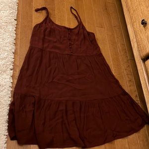 Burgundy dress
